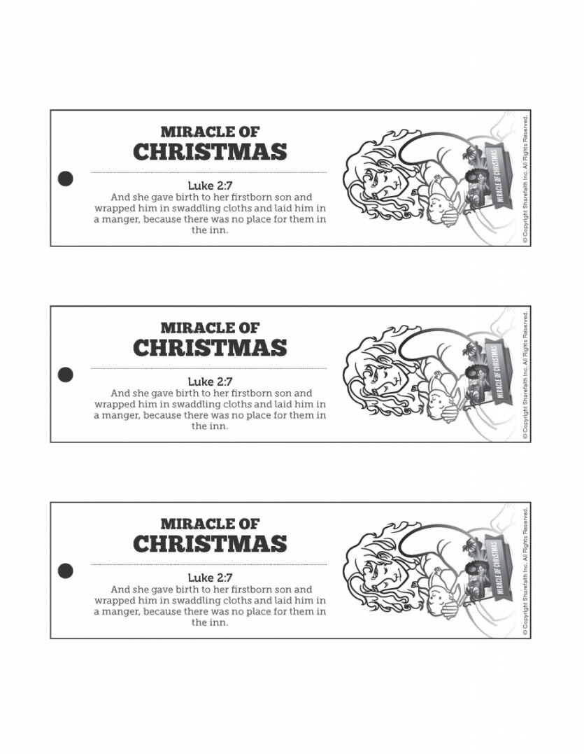 Luke 2 The Miracle of Christmas Bible Bookmarks.jpg